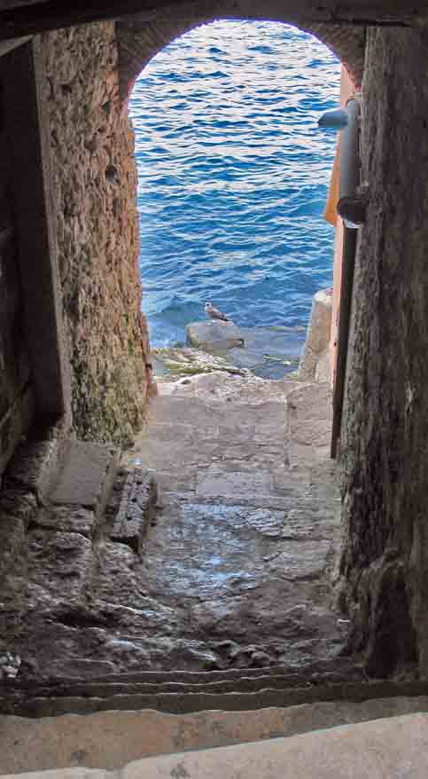 Ancient Croatian stairway