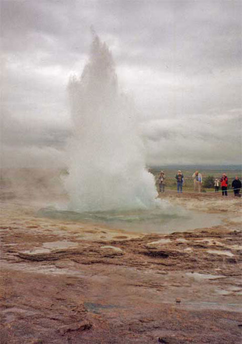 Today a Geyser in Iceland, tomorrow this disabled travelers heading for the moon