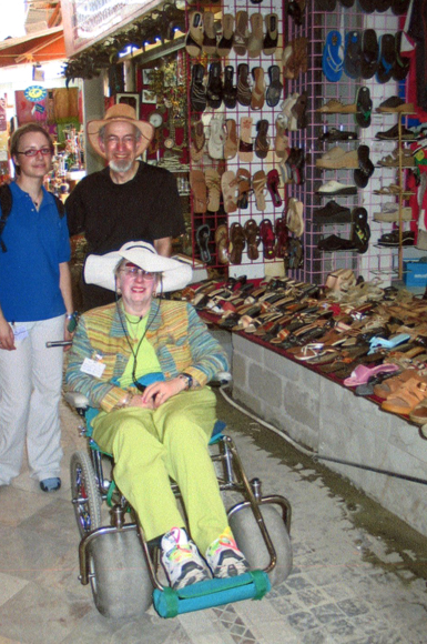 nan nate travel disabled wheelchair Oman souq