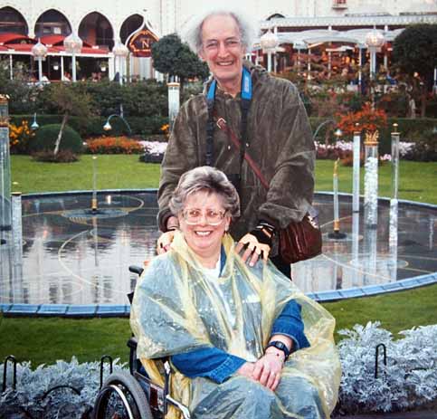 Disablility wheelchair Nancy Nate Berger in Denmark